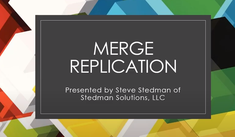 Configuring Merge Replication