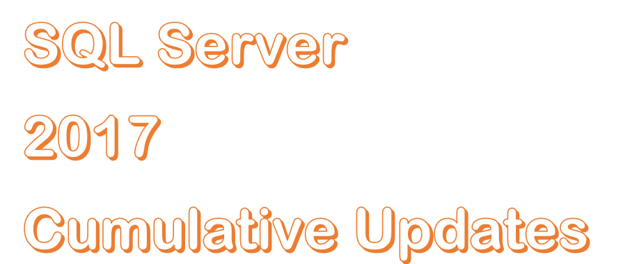 New cumulative update for SQL Server 2017