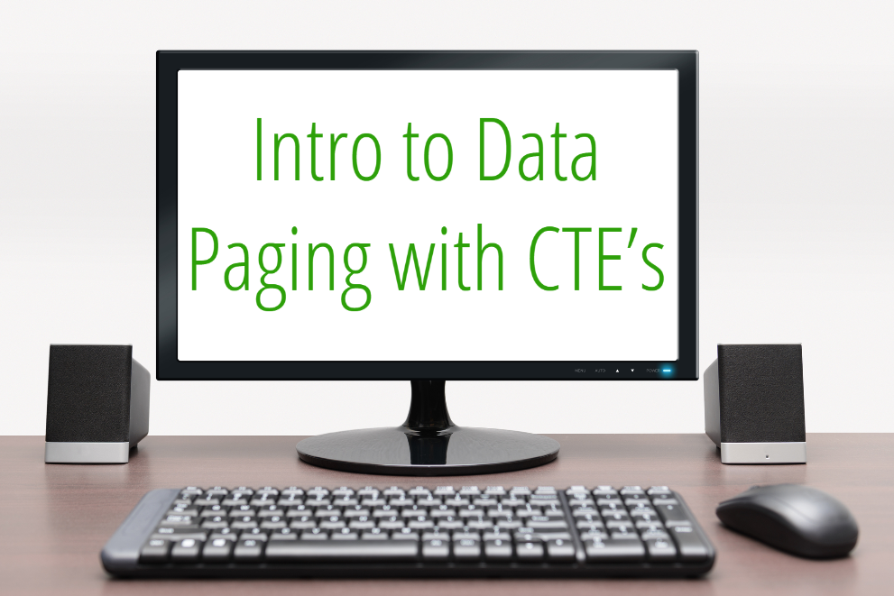 Steve explains data paging with CTE’s