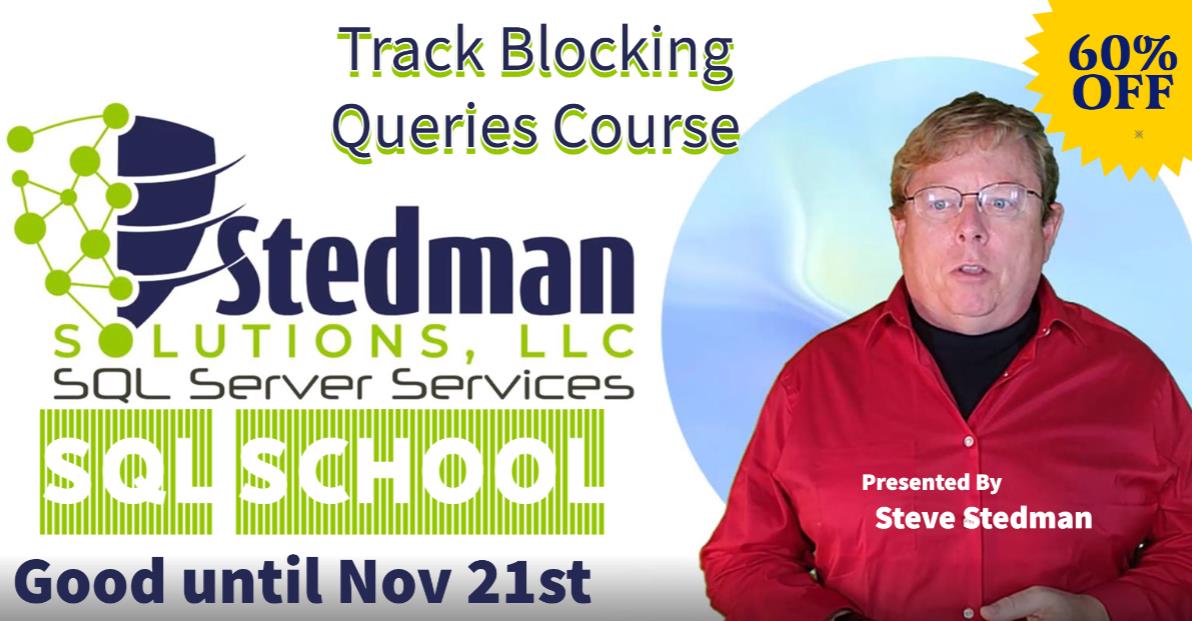 60% off Track Blocking Queries with Email Alerts