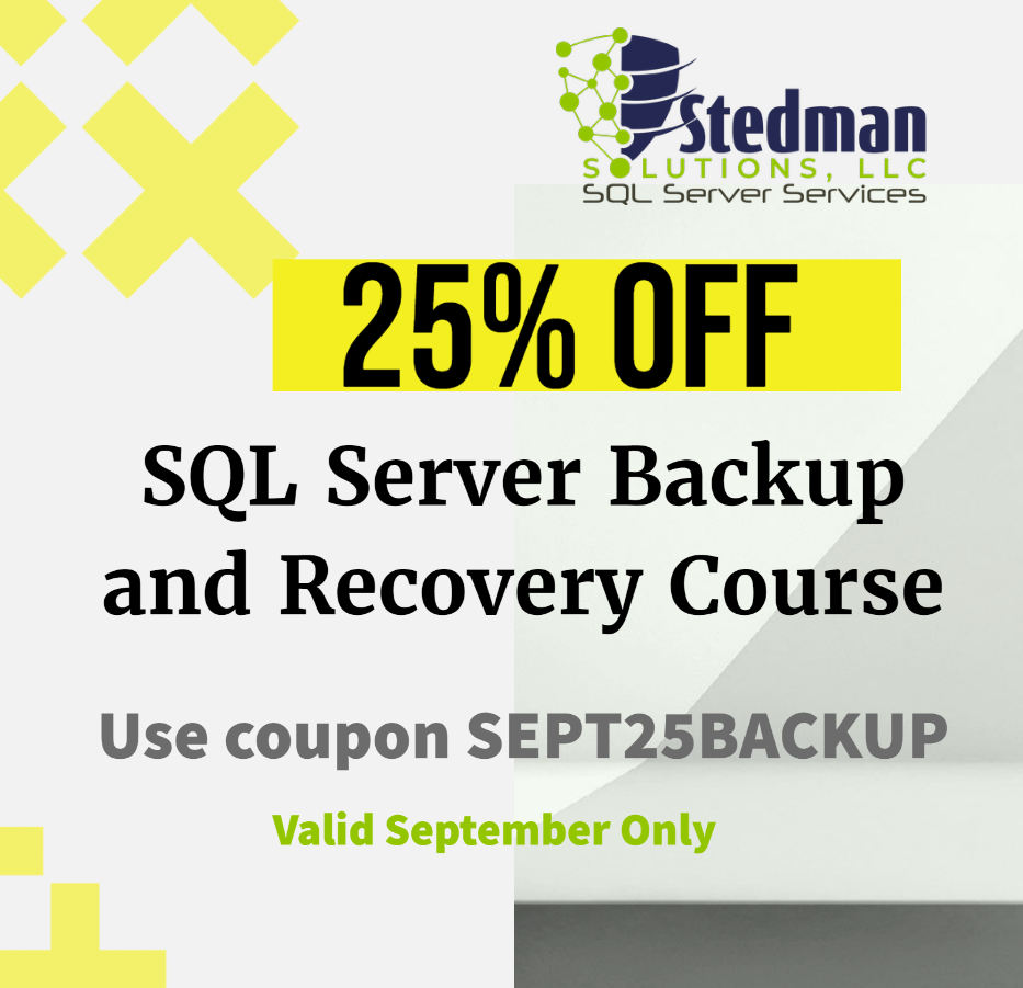 Navigating Emergency Backup and Restore Situations: A SQL Server Course for the Accidental DBA