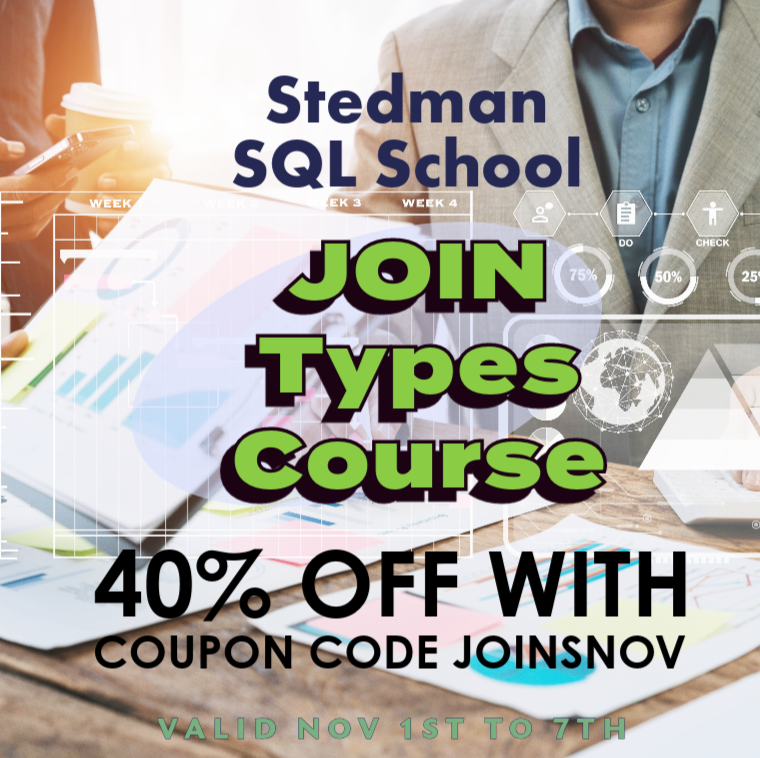 Grab My Favorite SQL Joins Course at a Special Discount!